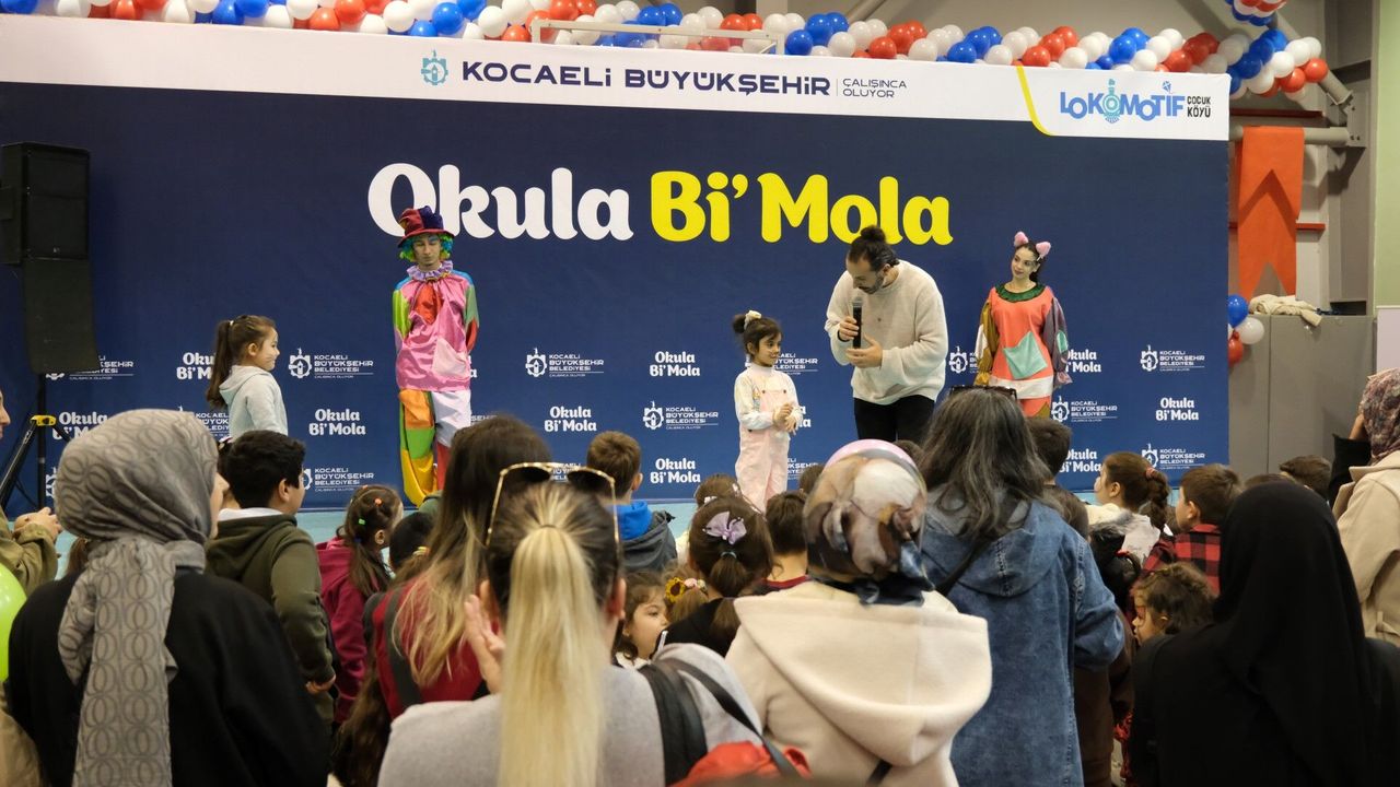 “Okula Bi’ Mola” etkinlikleri Karamürsel’de çocukları coşturdu