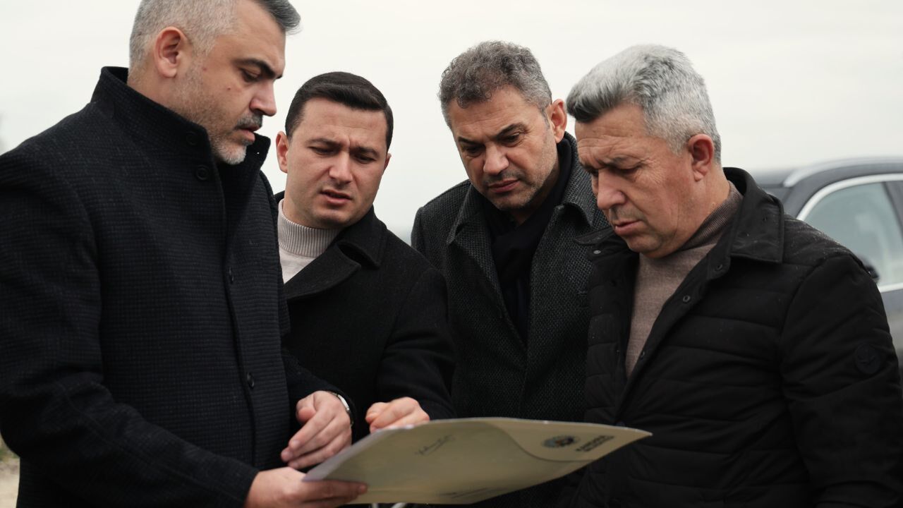 Erol Ölmez Projeleri Sahada Denetledi