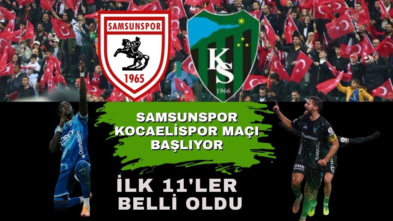 Kocaelispor rest çekti: Samsun’dan puansız dönmek yok, 11’ler belli oldu