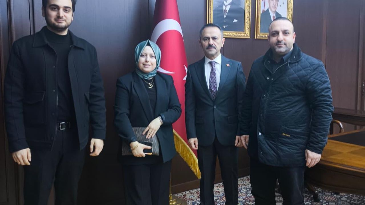 Sanayi Gazetesi Genel Müdürü Nuran Yazar Ayar’dan Vali Aktaş’a Ziyaret