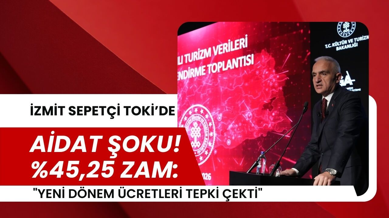 İzmit Sepetçi Toki’de Aidat Şoku! %45,25 Zam: Yeni Dönem Ücretleri Tepki Çekti