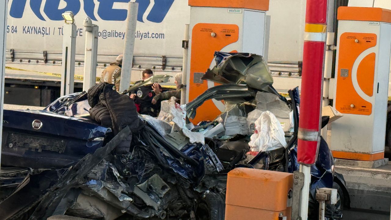 Silivri'de 2 kişinin öldüğü otobüs kazasının görüntüleri ortaya çıktı