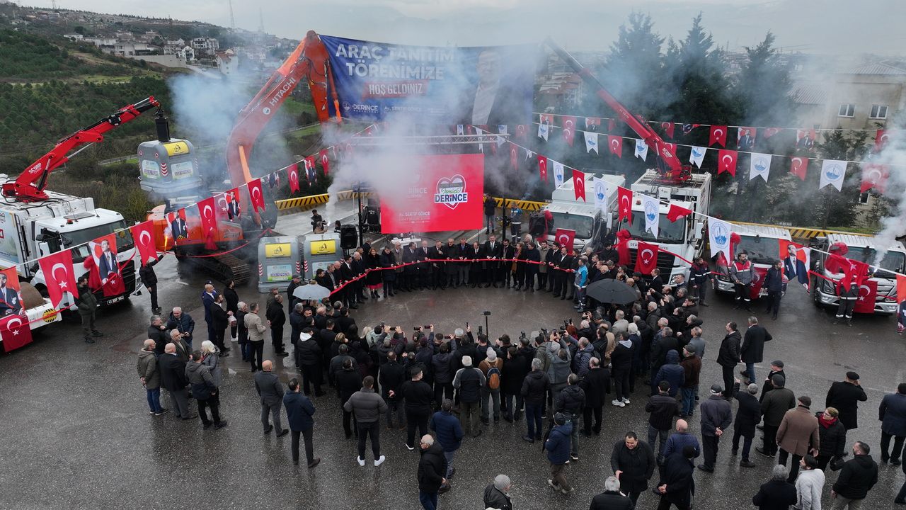 Derince Belediyesi Araç Filosunu 22 Yeni Araçla Güçlendirdi
