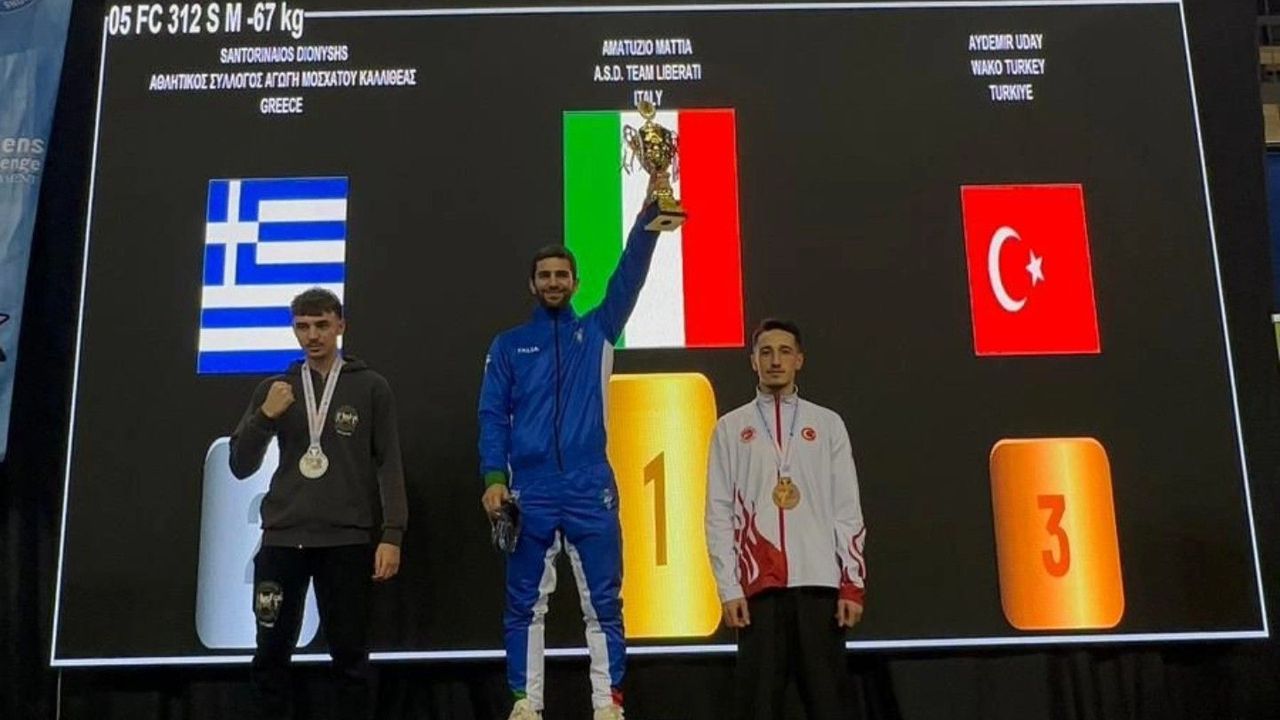 Kağıtsporlu Uday Aydemir, Avrupa Kupası’nda üçüncü oldu