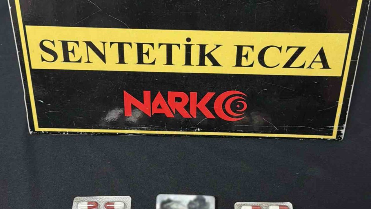 Kırşehir’de uyuşturucu operasyonu: Şüphelinin üstünden 36 sentetik hap çıktı