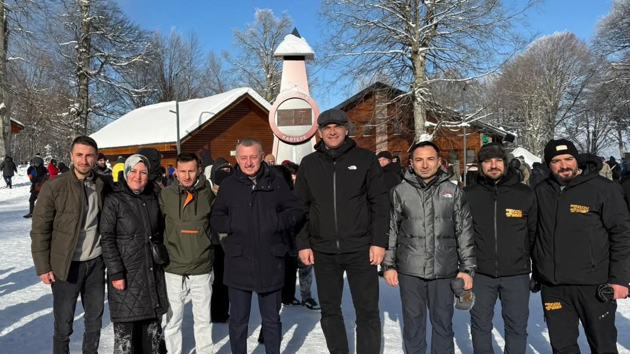 Büyükakın Yeni Yılın İlk Gününde Zirvedeydi: Kuzuyayla’da Sürpriz Ziyaret