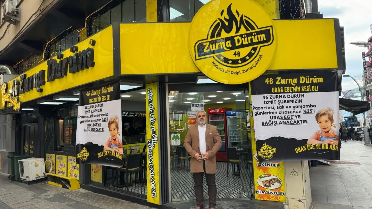 İzmit’te Uras Ege İçin Anlamlı Kampanya: 46 Zurna Dürüm’den Destek