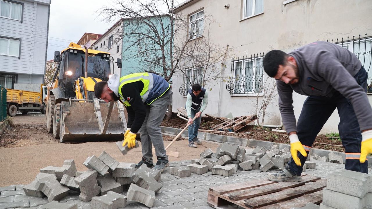 Gebze İstasyon Mahallesi’nde Parke Serimi Tamamlandı