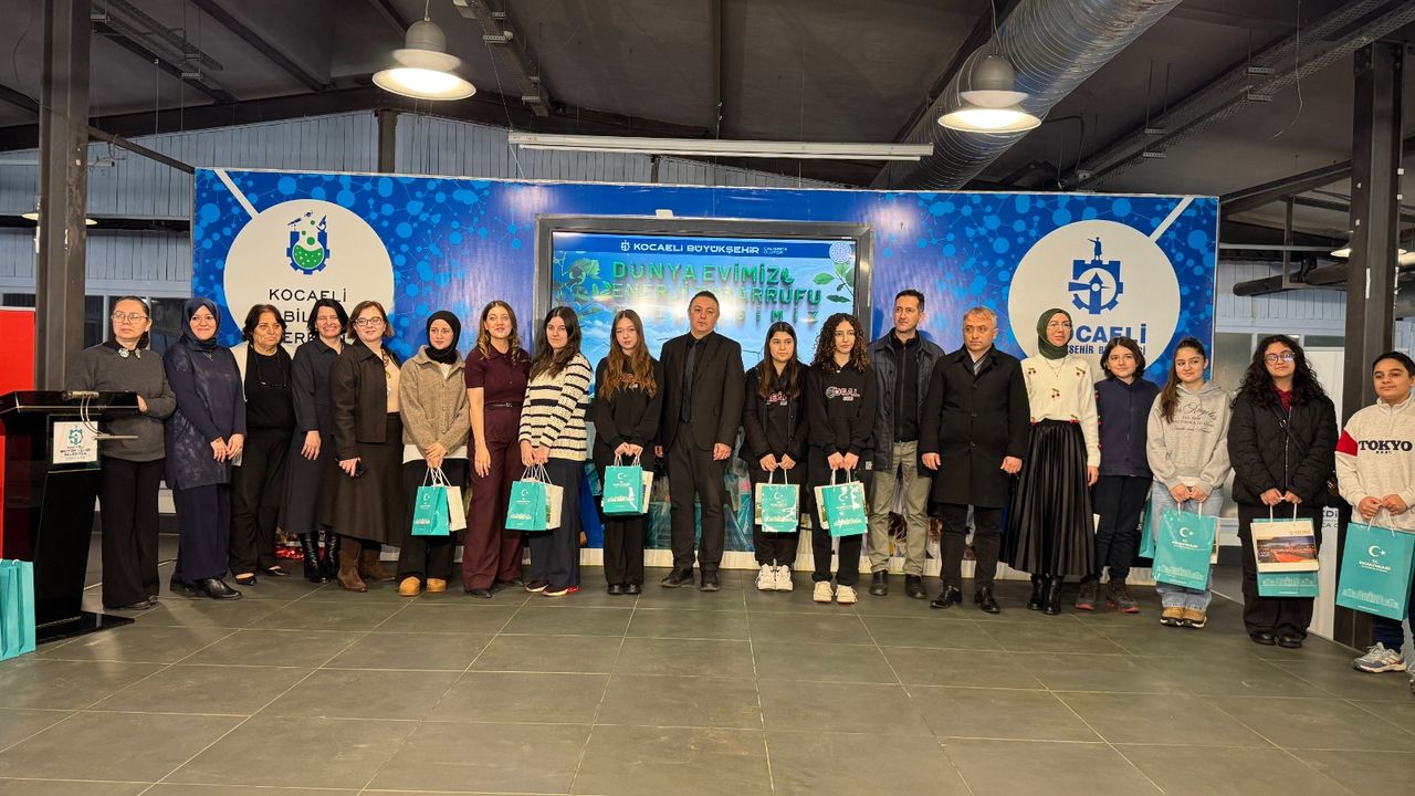 Kocaeli’de Enerji Verimliliği temalı resim yarışmasında ödüller sahiplerini buldu