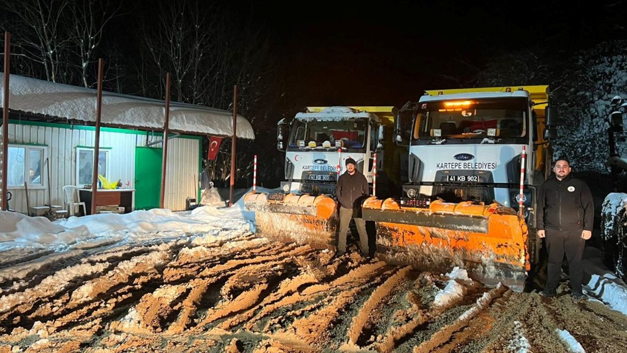 Kartepe Belediyesi Personeli Yeni Yılı Görev Başında Kutladı