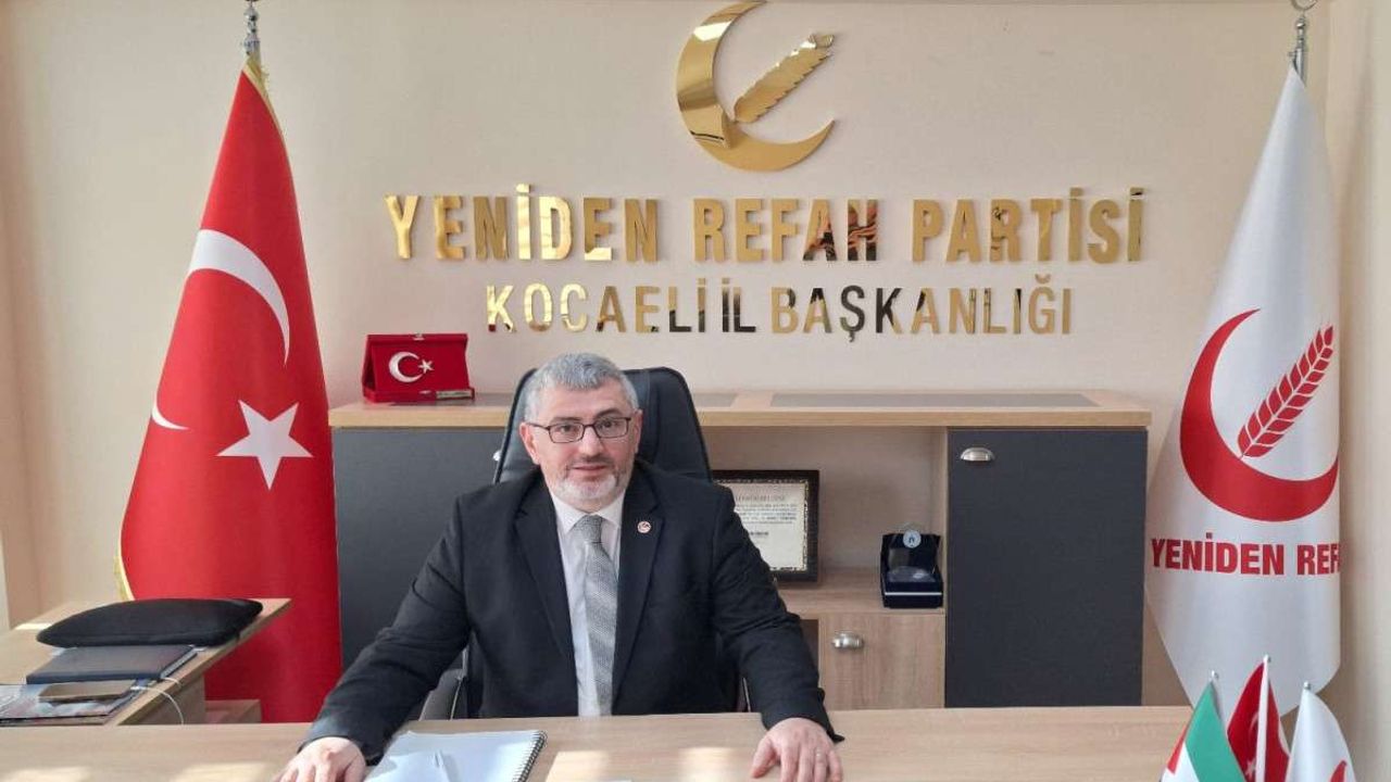 Yeniden Refah Partisi Kocaeli İl Başkanı Ahmet Emre Aydın’dan 10 Ocak Mesajı