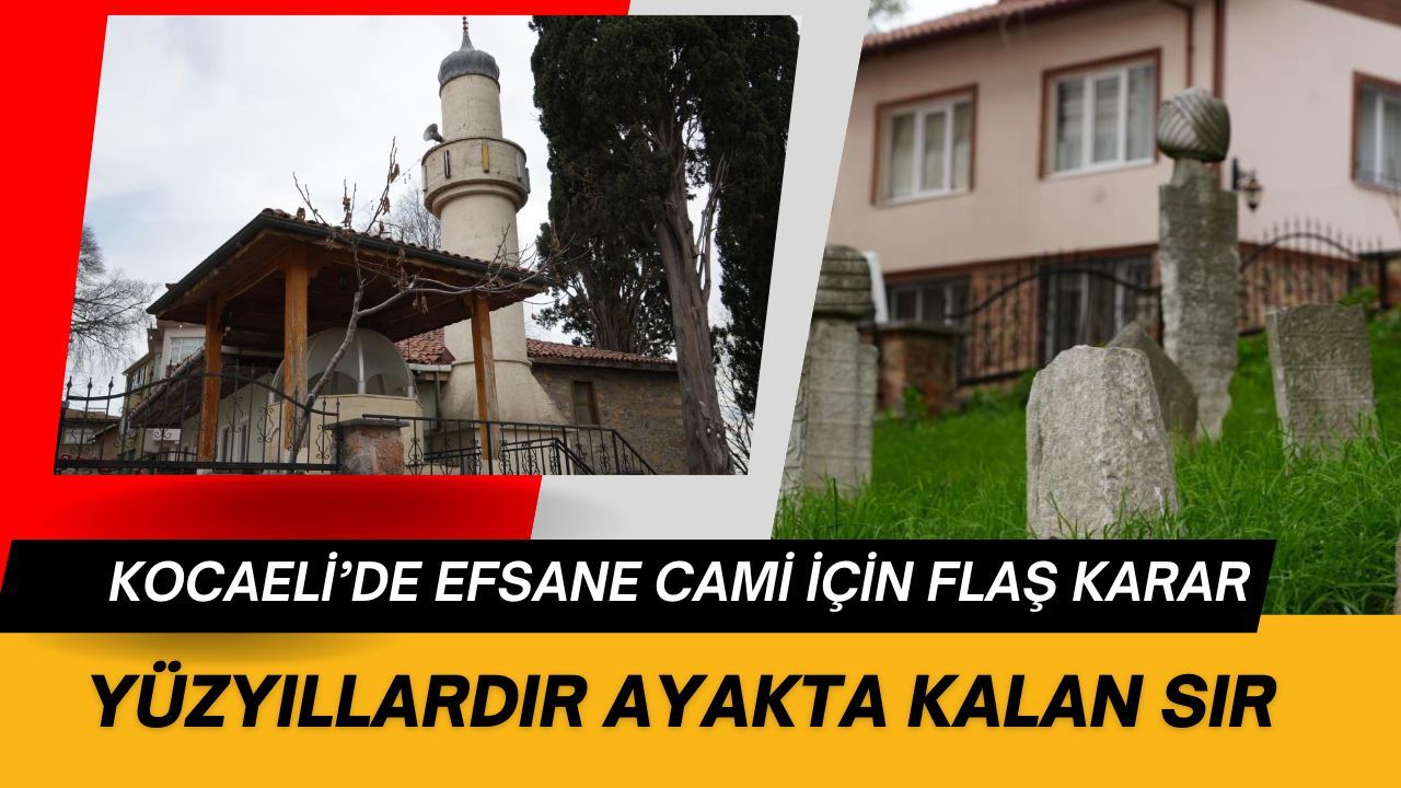 İzmit'te Yumurta Parasıyla Yapılan Dört Asırlık Cami Yenileniyor