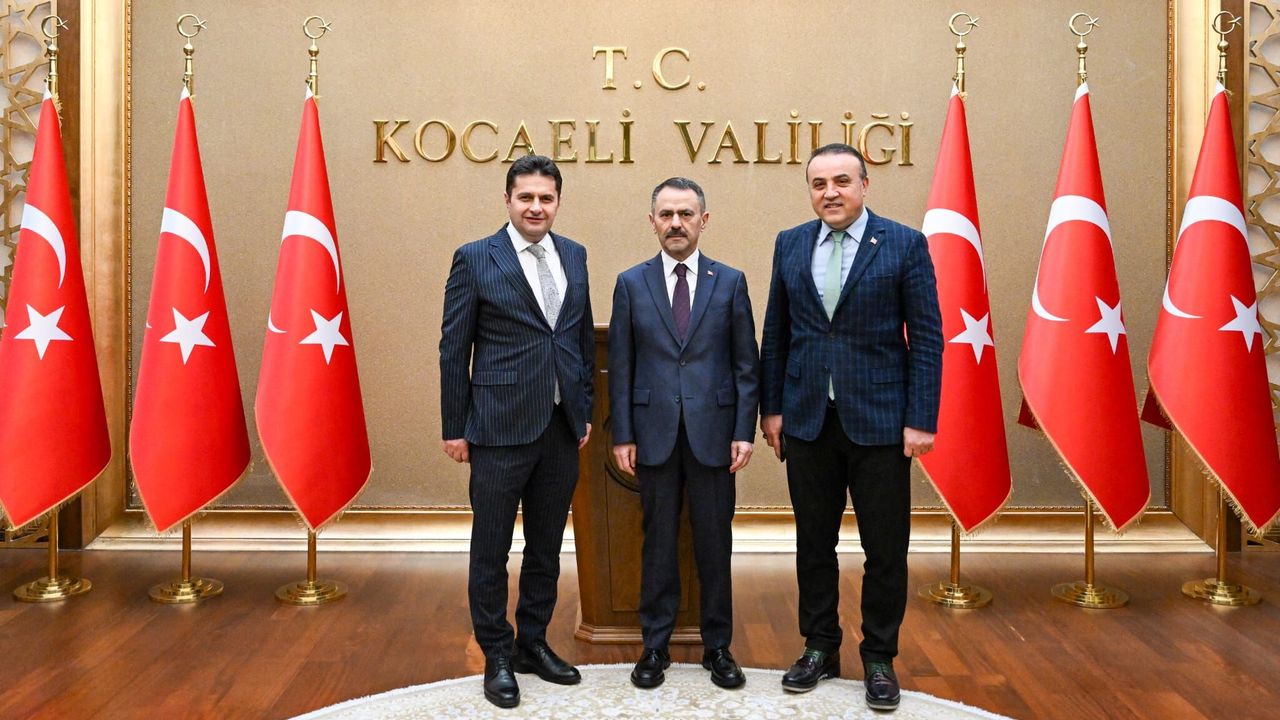 Salih Kaygusuz, Vali İlhami Aktaş’ı Ziyaret Etti