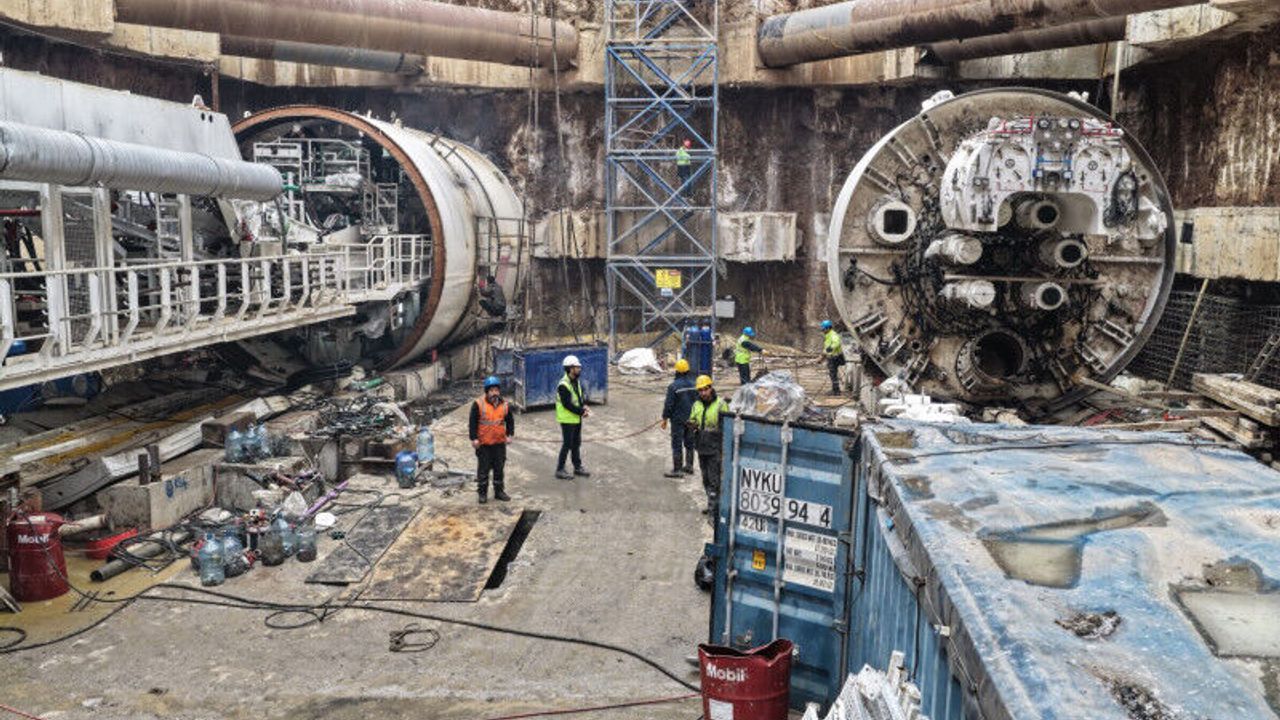 Körfezray’da çalışmalar hızlandı: 4 TBM aynı anda tünel açıyor