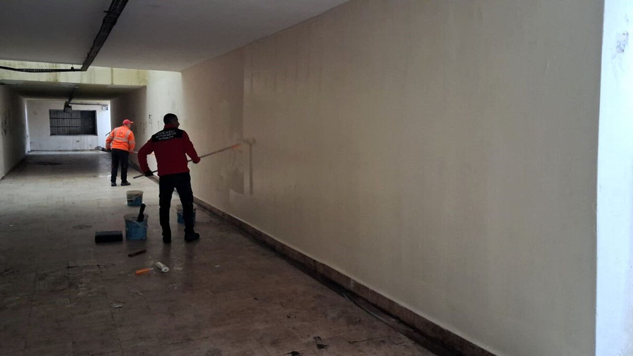 Gebze Erenler Caddesi alt geçidine kapsamlı bakım