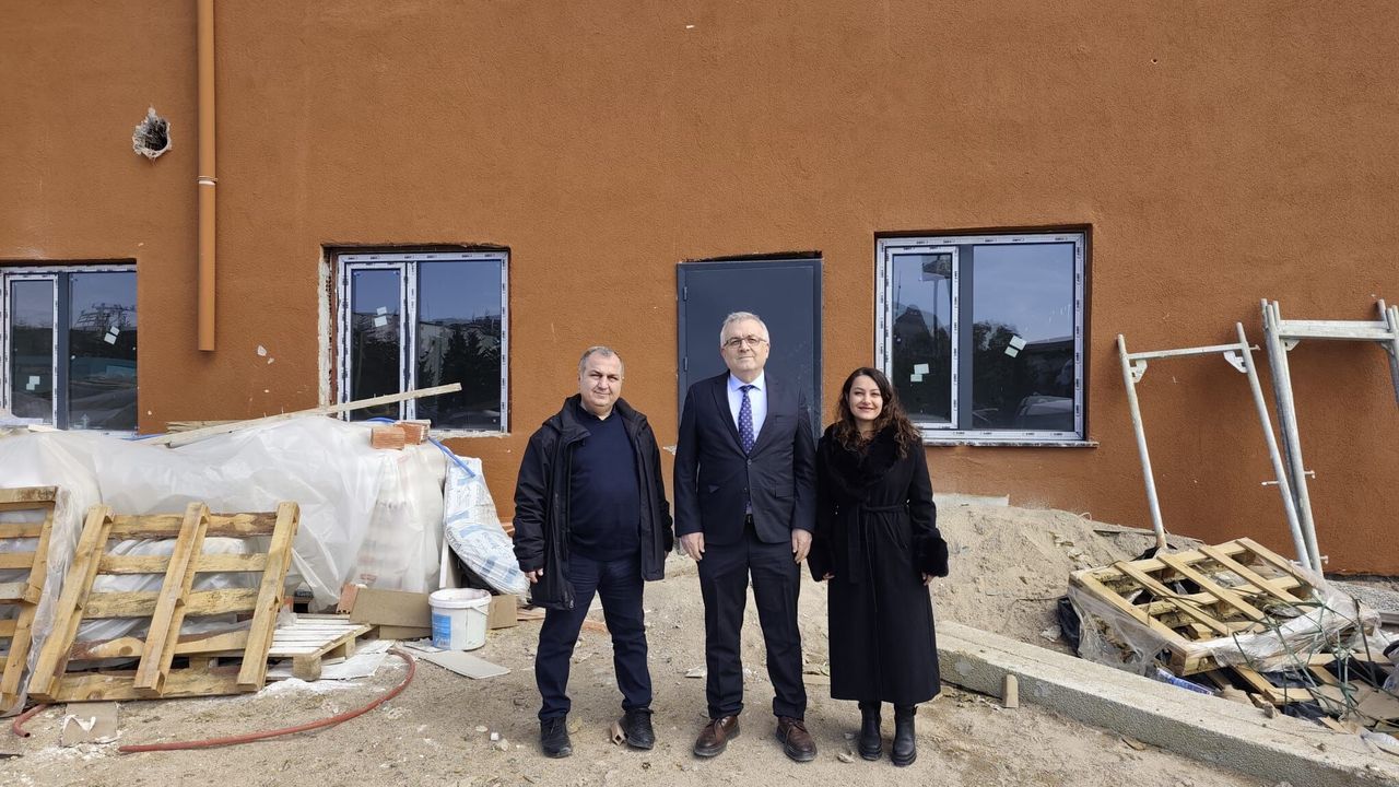 Kocaeli İl Sağlık Müdürü Pehlevan, Dilovası Sağlık Kompleksi İnşaatını İnceledi