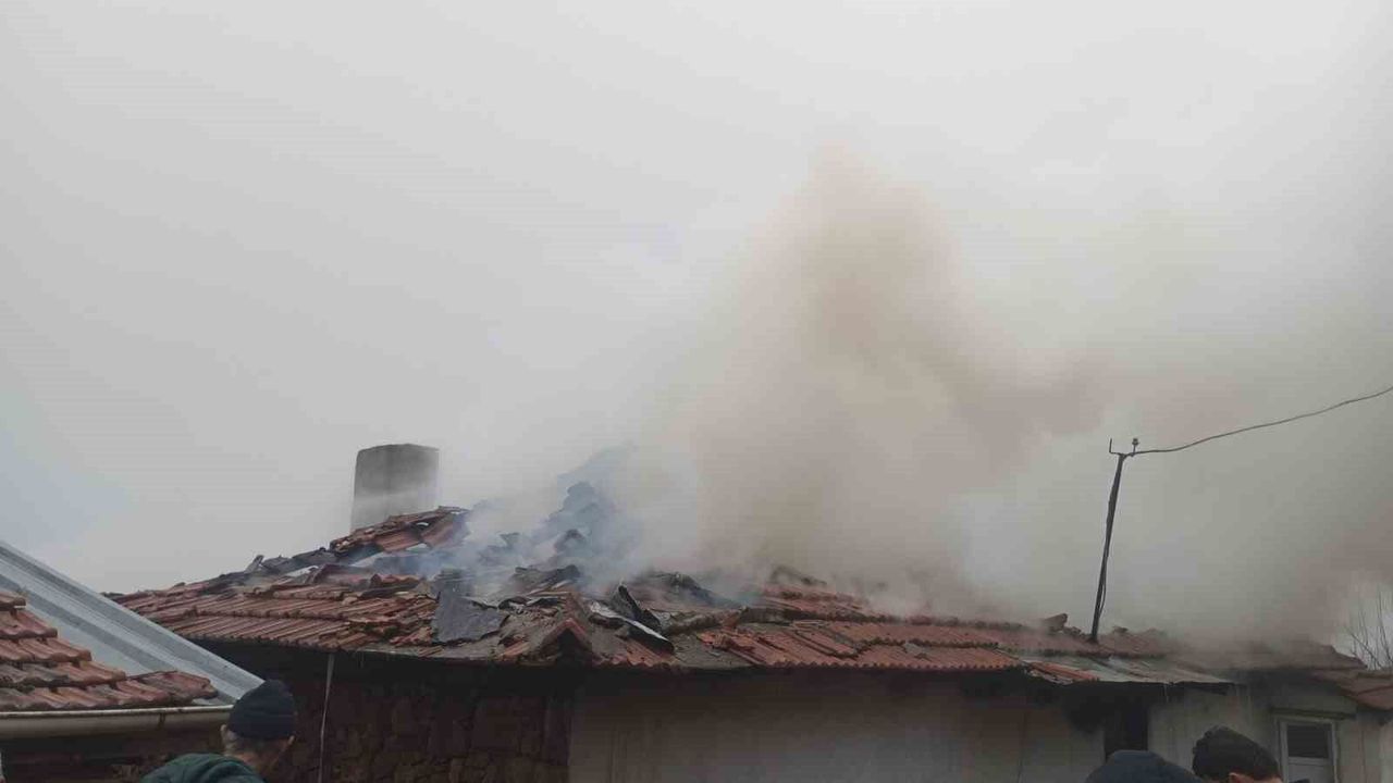 Bitişik İki Ev Alevlere Teslim Oldu: 1 Yaralı