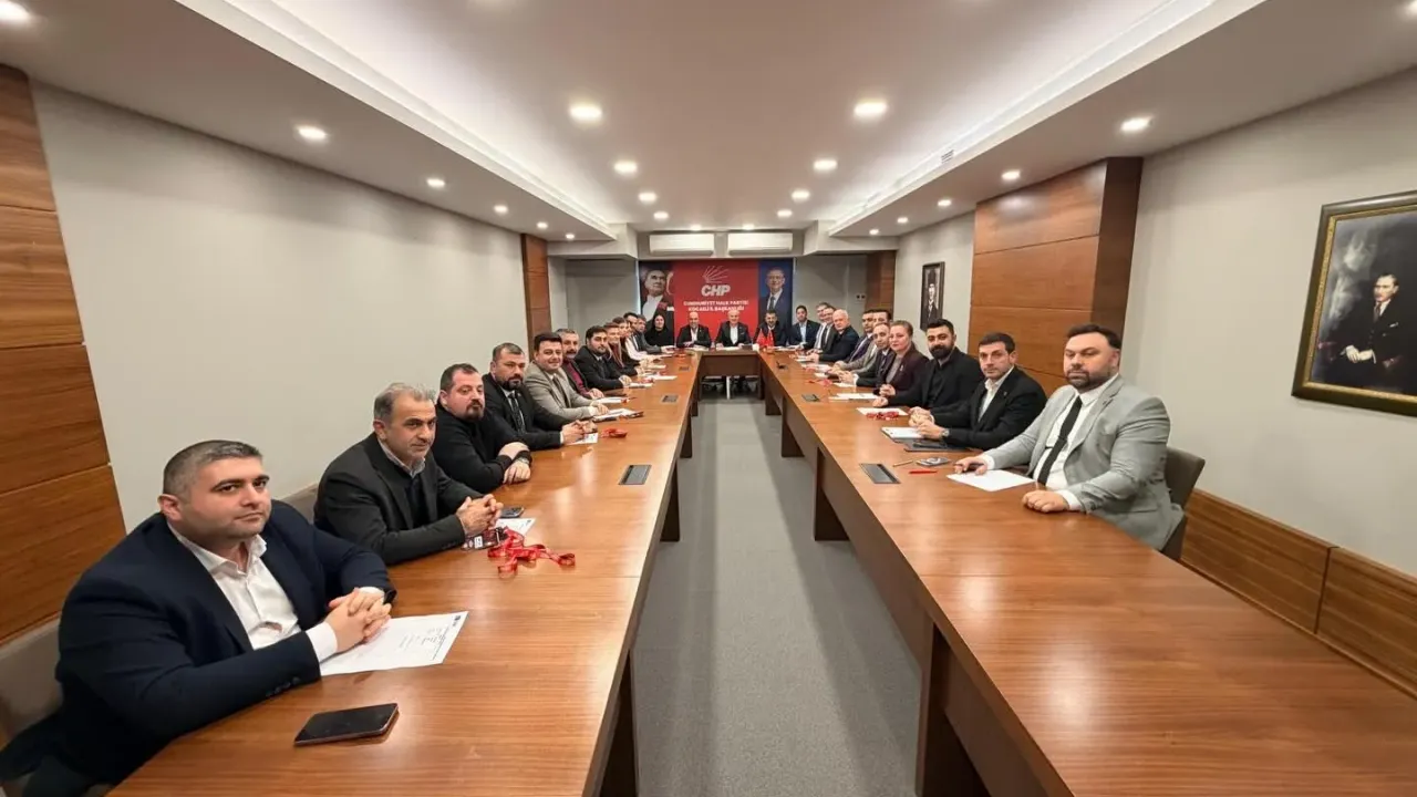 Özgür Özel’in katılacağı Kocaeli mitingi için hazırlık toplantısı