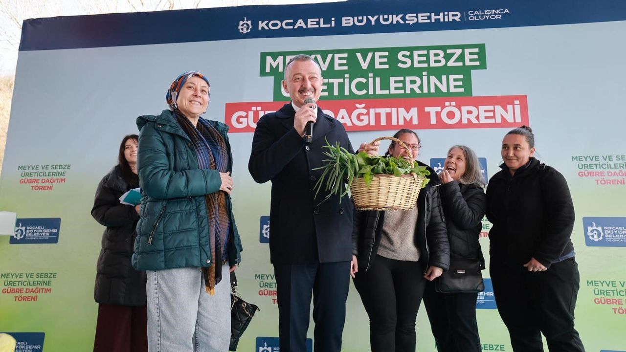Kocaeli’de 5 Bin Çiftçiye 48 Milyon TL’lik Gübre Desteği