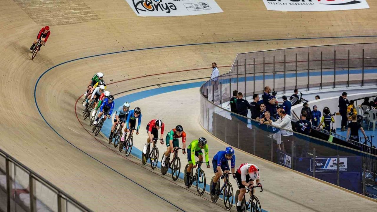 2026 Avrupa Pist Bisikleti Şampiyonası Konya’da başladı