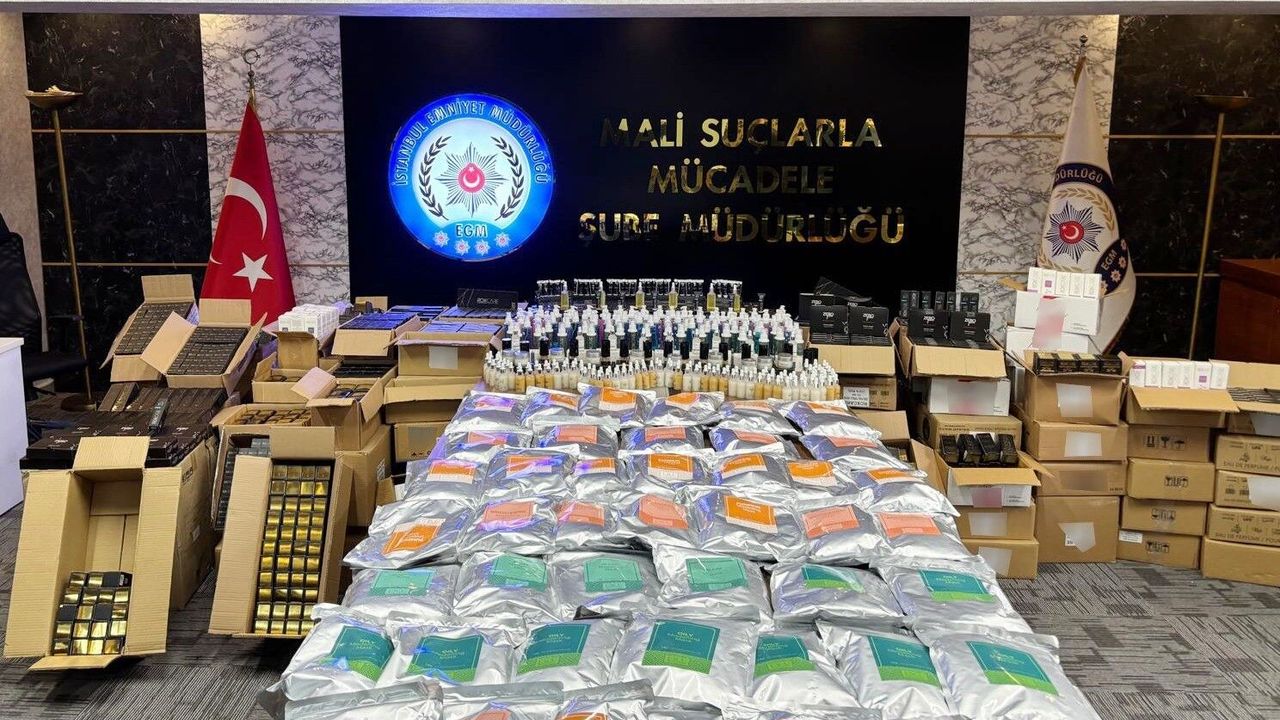 Avcılar'da sahte ilaç ve kozmetik imalathanesine operasyon: 2 gözaltı