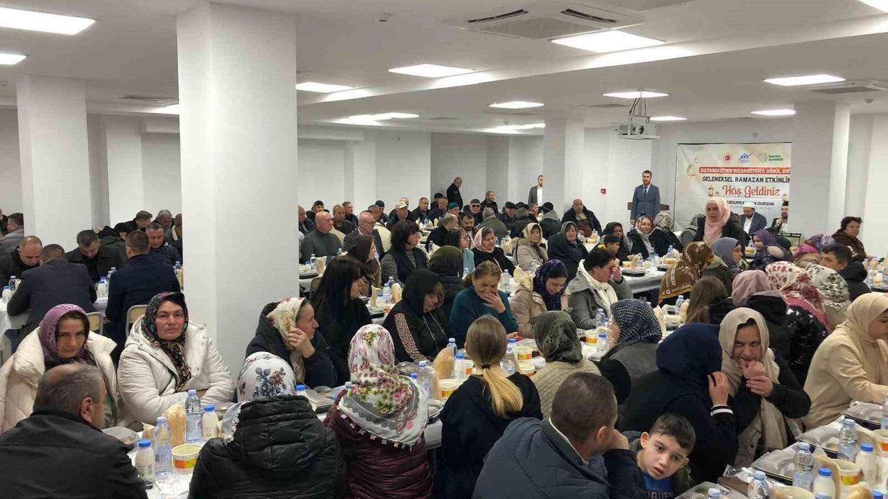 Balkanlar'da ilk iftar sofrası Kırcaali'de