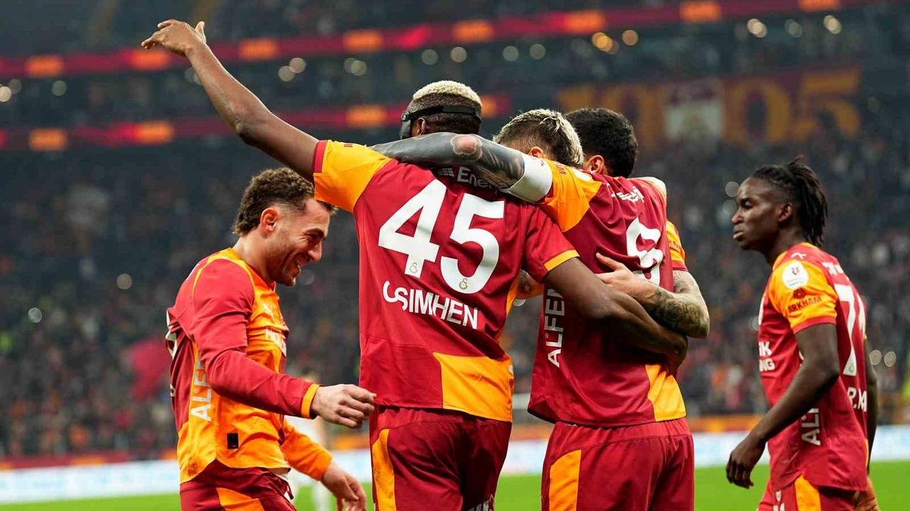 Galatasaray'dan 55 puan, 55 gol