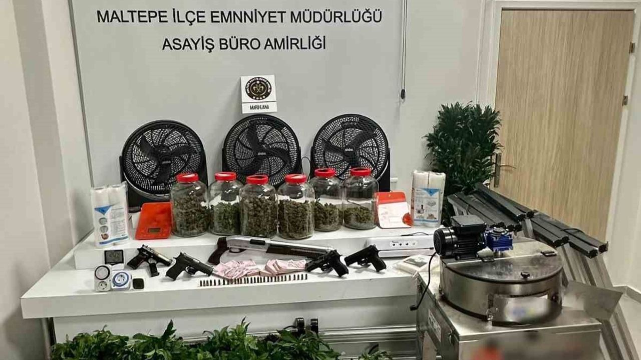 Maltepe’de Uyuşturucu Serasına Operasyon: 3 Gözaltı