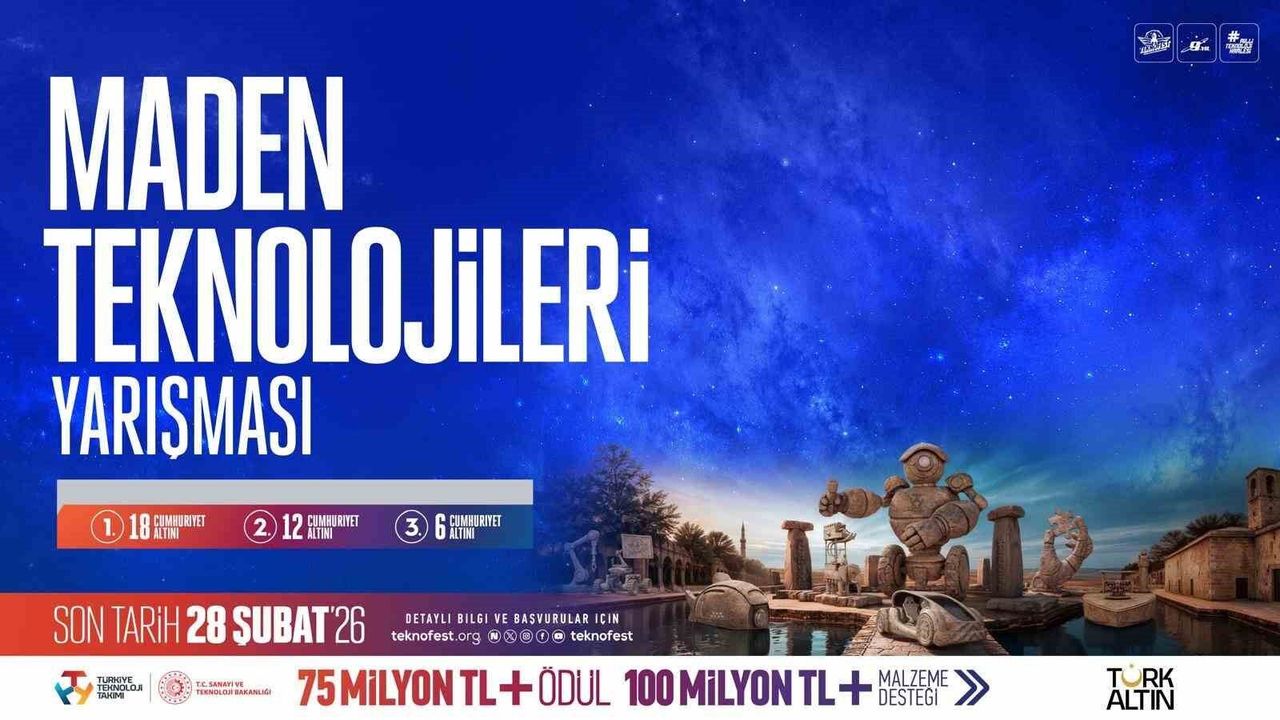 TEKNOFEST 2026’ya “Maden Teknolojileri Yarışması” Yeni Başlık Olarak Ekleniyor