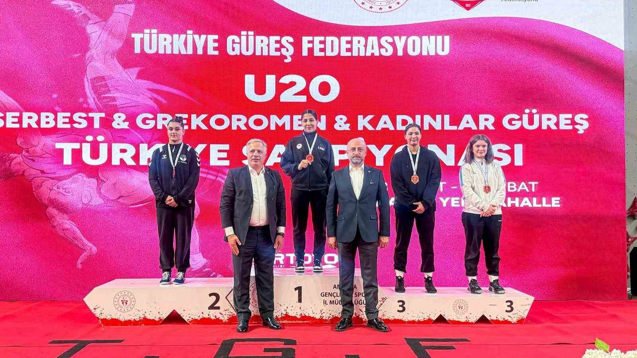 U20 Kadınlar Güreş Türkiye Şampiyonası Tamamlandı