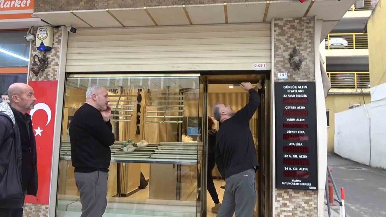 Kumandayı Kopyalayıp Girdiler: Yalova’da Kuyumcudan Kilolarca Altın Çalındı