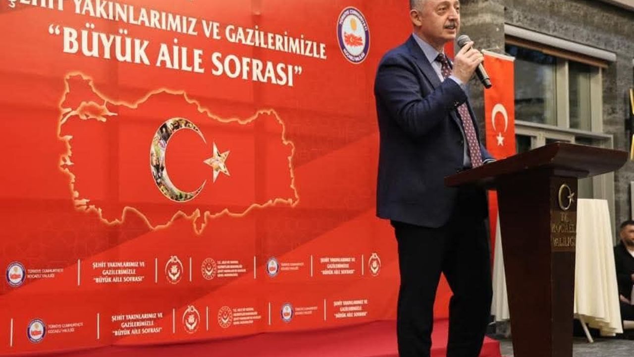 Aktaş ve Büyükakın ilk iftarı şehit aileleri ve gazilerle yaptı