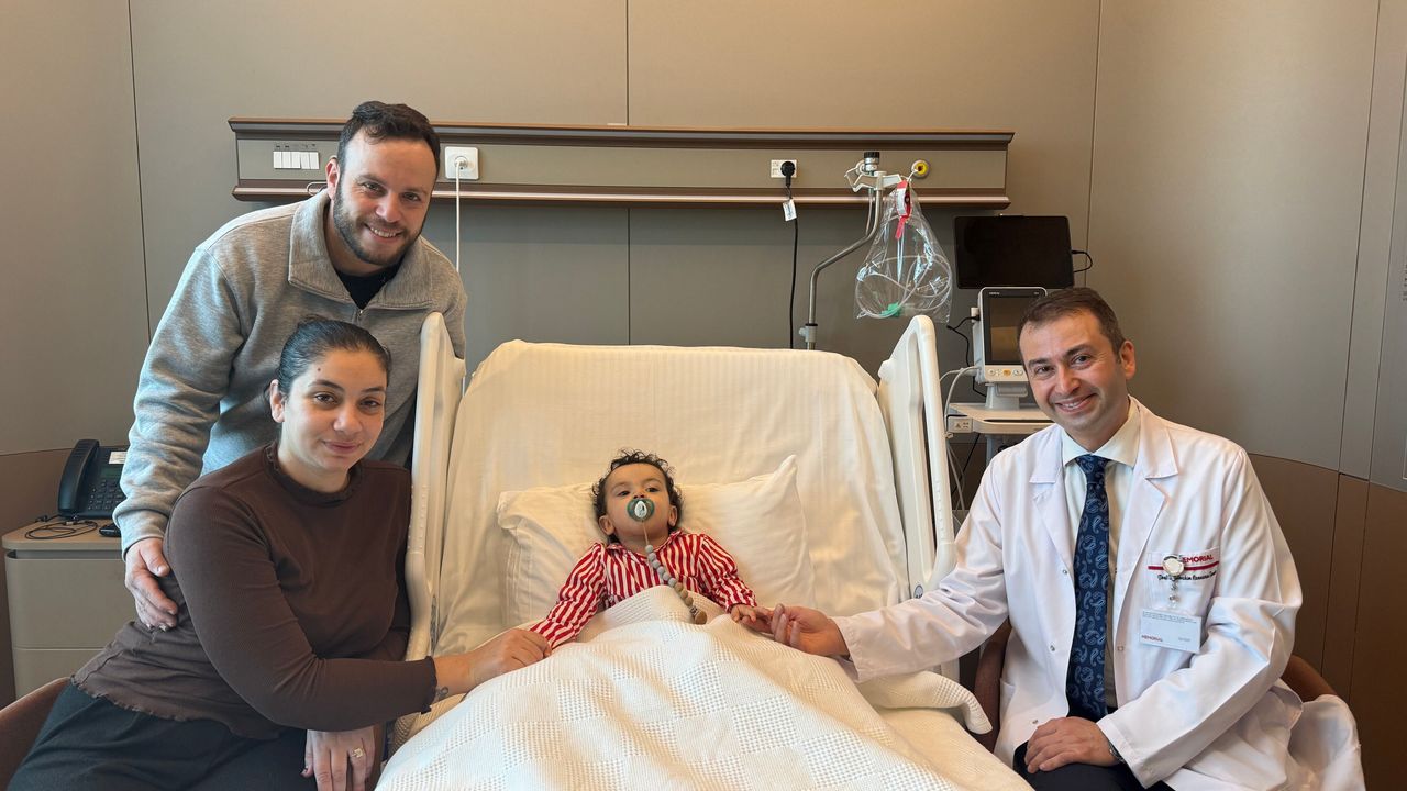 KKTC’li Hasan, anne karnında tanı ve aşamalı tedaviyle kalp hastalığını yendi