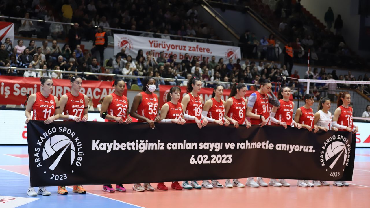 Aras Kargo Spor Kulübü’nden deprem haftasında anlamlı dayanışma