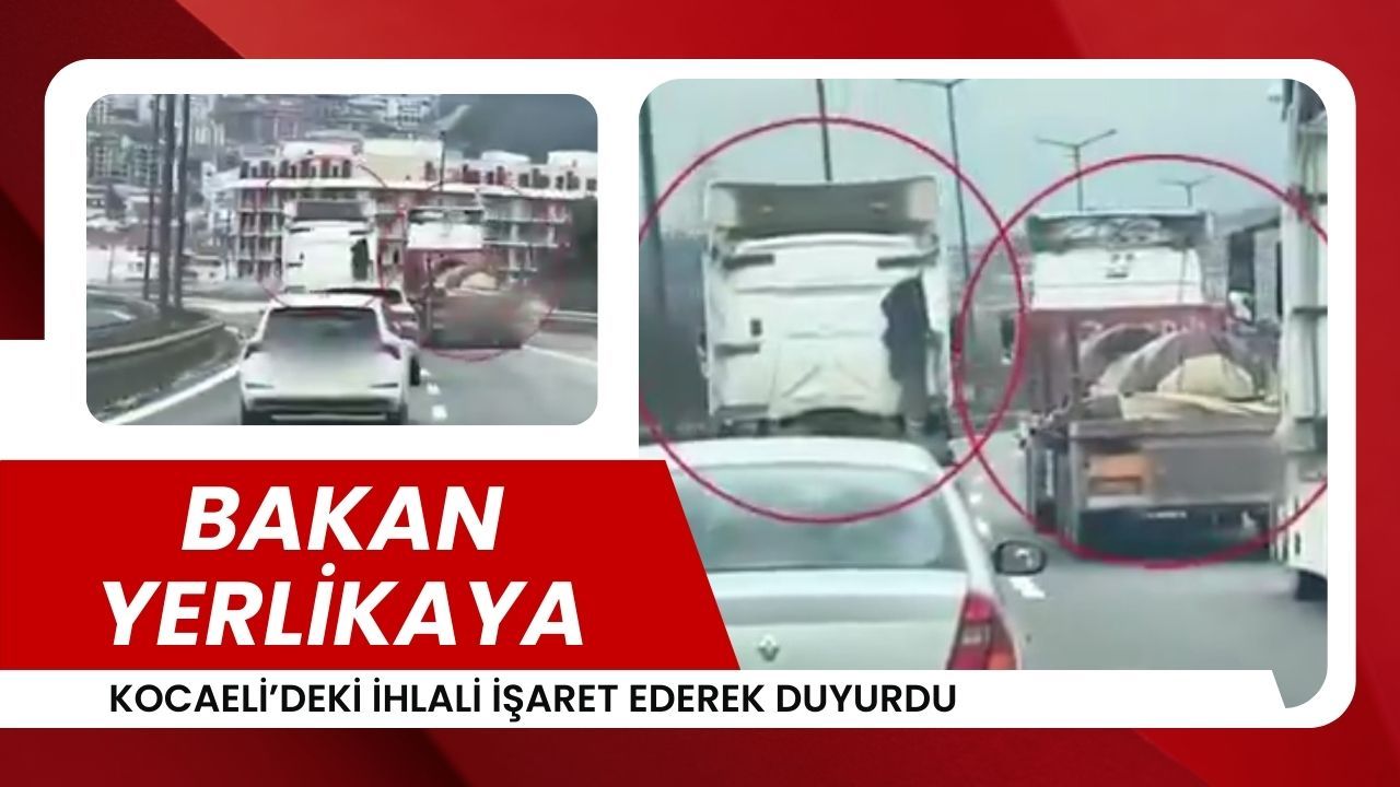 Kocaeli’deki görüntü Bakan Yerlikaya’nın radarına girdi: O Anlar Böyle Paylaşıldı