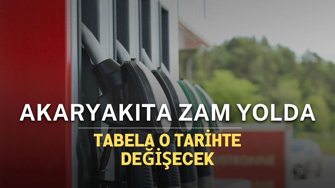 Benzine Zam Yolda: Tabela Cumartesi Değişecek