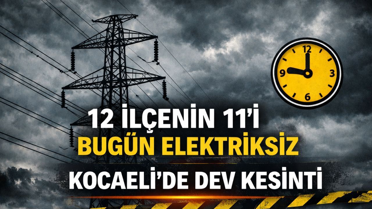 Kocaeli Cuma Günü Elektrik Krizine giriyor: Kentte Sadece Bir İlçede Elektrik Var