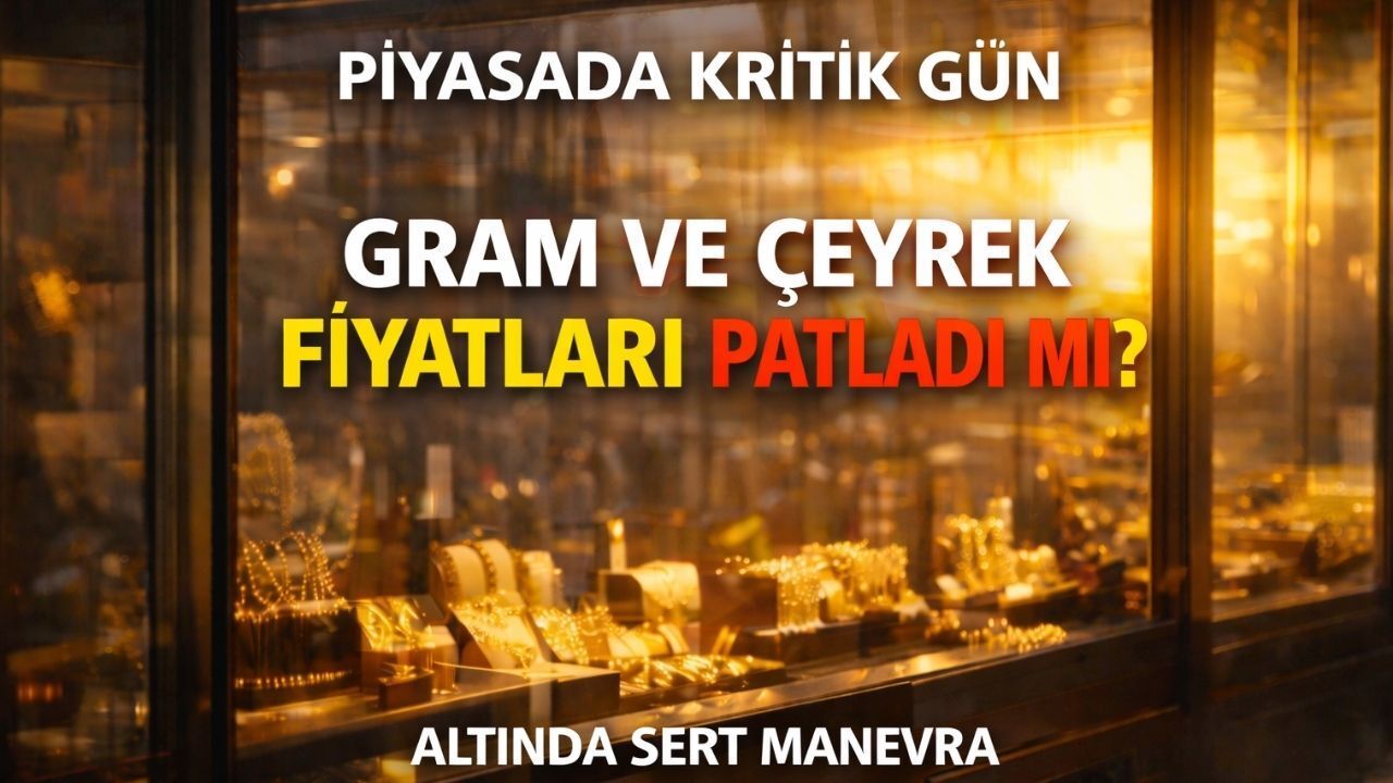 Çeyrek, Gram ve Yarım Altın Ne Kadar? Altında Sert Manevra: 20 Şubat Güncel Fiyatları