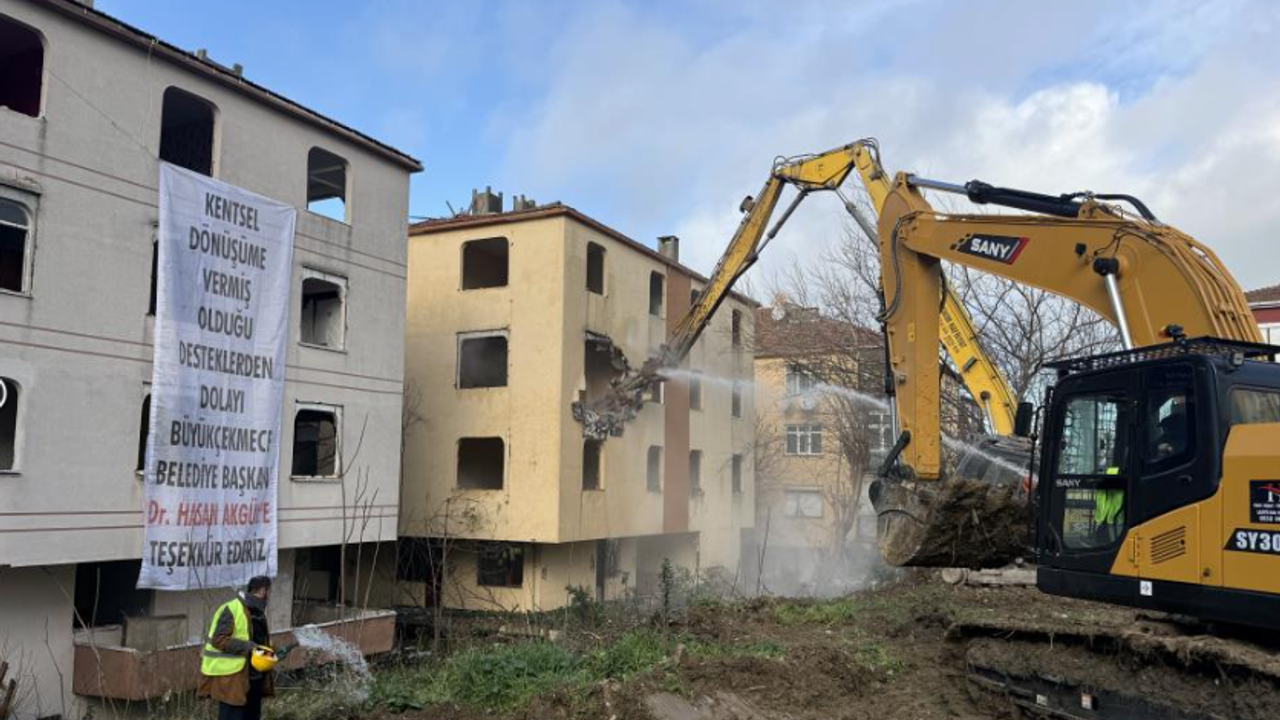 İstanbul Büyükçekmece’de Riskli Binalar Yıkıldı: Kentsel Dönüşümde Yeni Adım