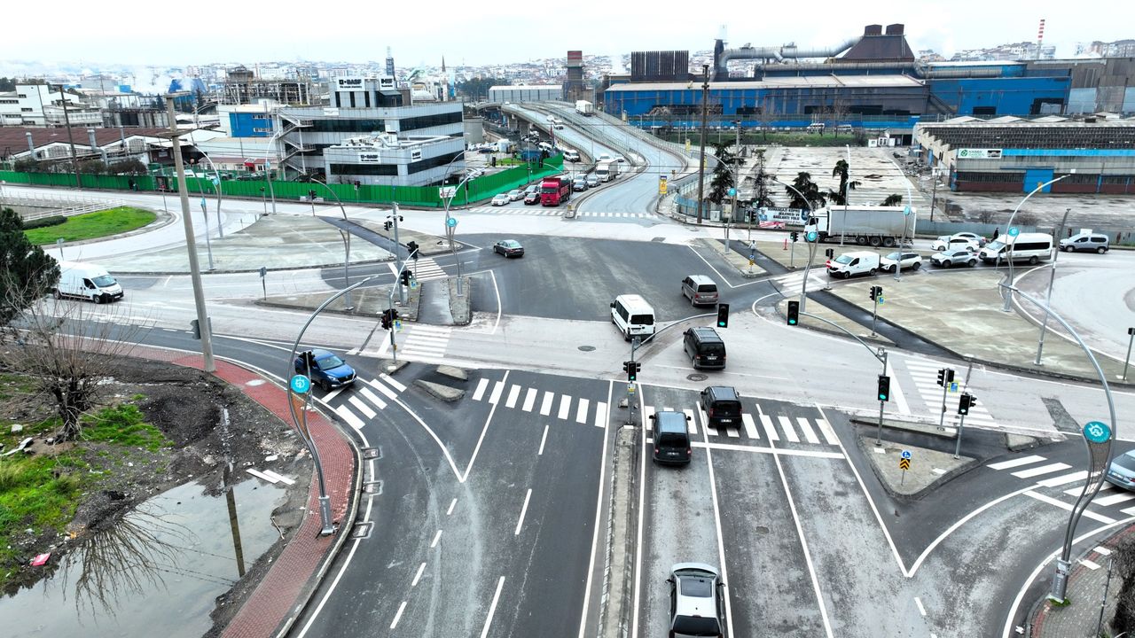 Gebze Feniş Kavşağı’nda trafik rahatladı, akış hız kazandı