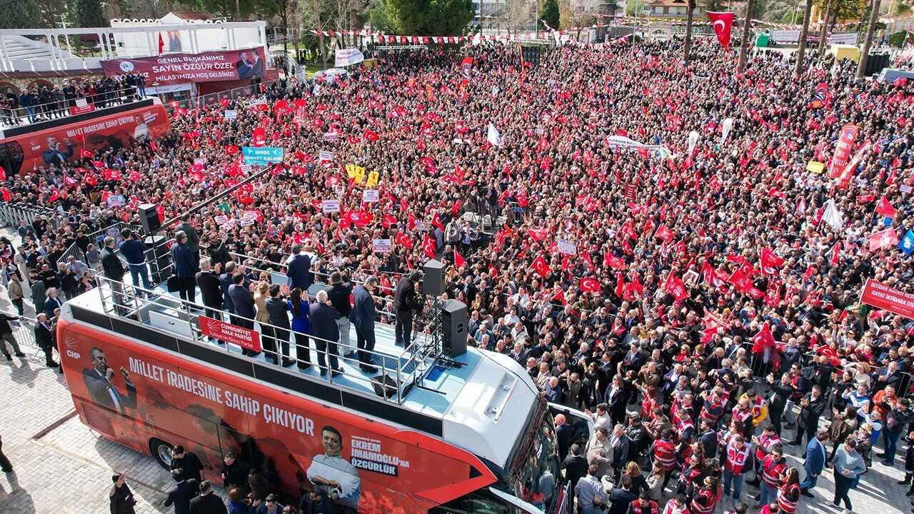 Özgür Özel’in Kocaeli Mitingine Kaç Kişi Katıldı?