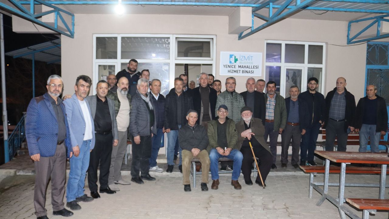 İzmit Belediyesi Yenice’de Üreticilerle Buluştu
