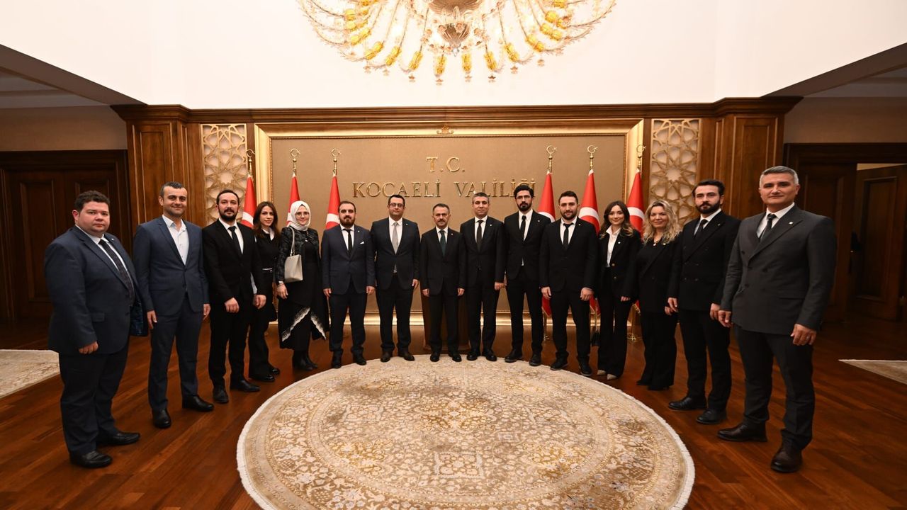 İnşaat Mühendisleri Odası Kocaeli Şubesi’nden Vali Aktaş’a Ziyaret