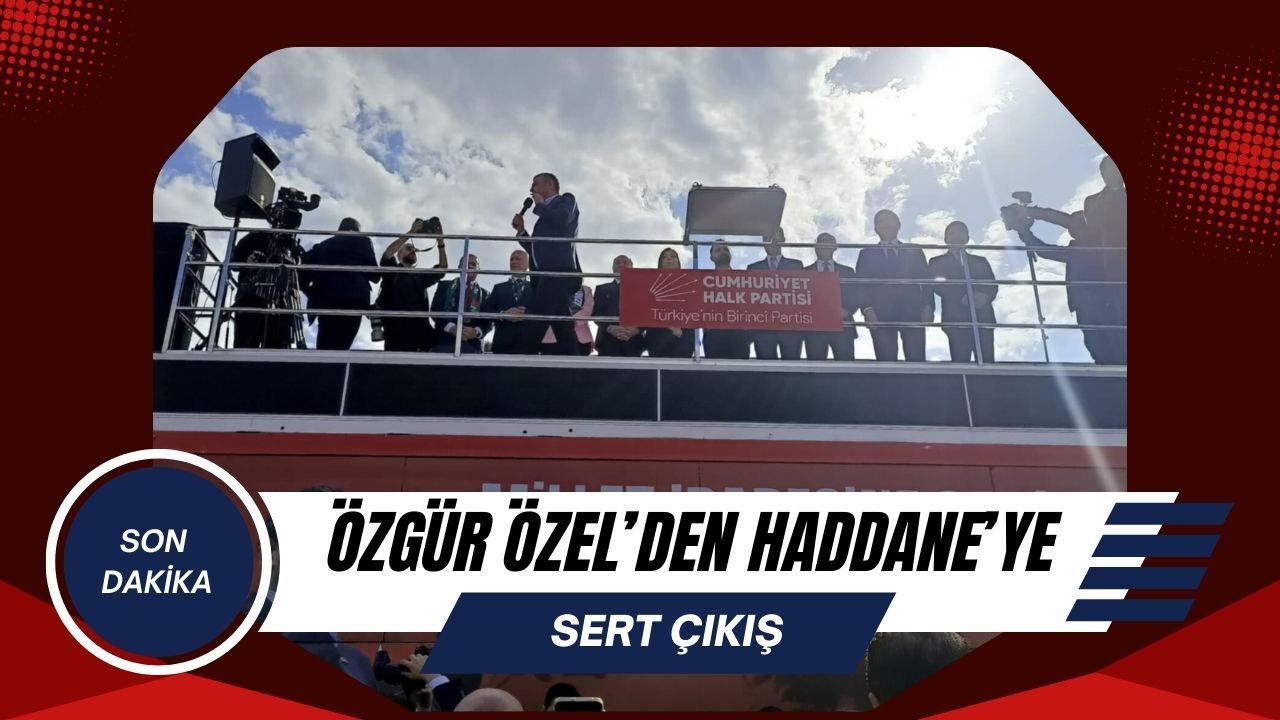 Özgür Özel’den Kartepe’deki haddaneye sert çıkış