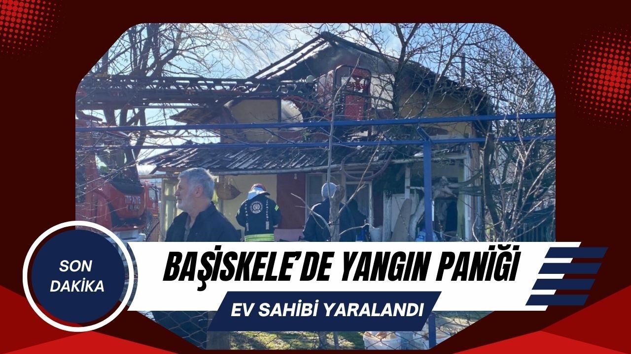 Başiskele’de Ev Yangını: Ev Sahibi Müdahale Sırasında Yaralandı