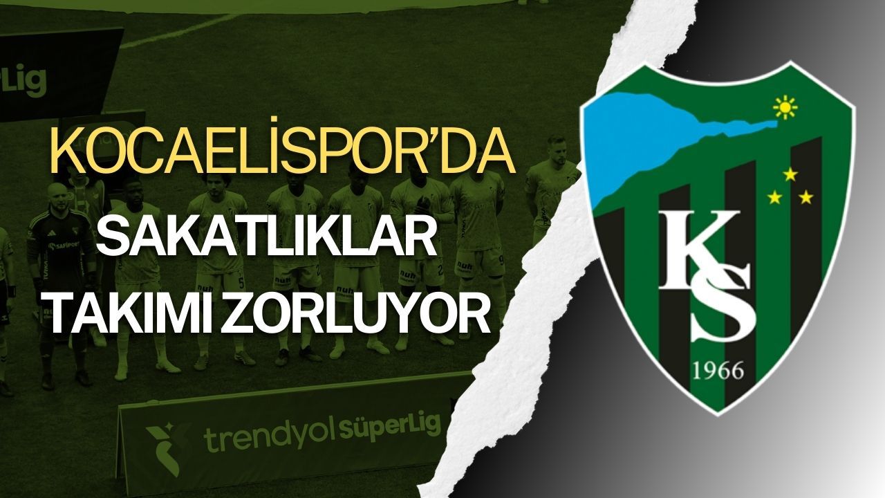 Kocaelispor’da Sakatlıklar Teknik Ekibi Zorluyor