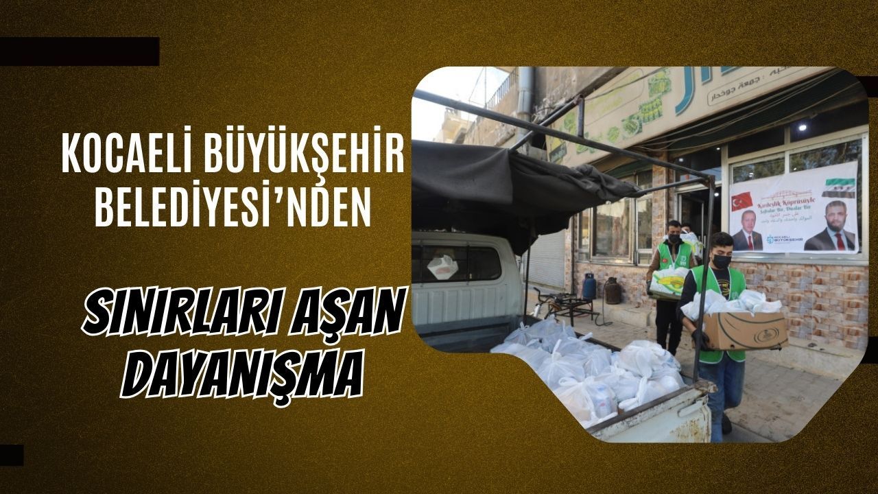 Kocaeli Büyükşehir’den Rakka’da Her Gün 1000 Kişilik İftar Sofrası