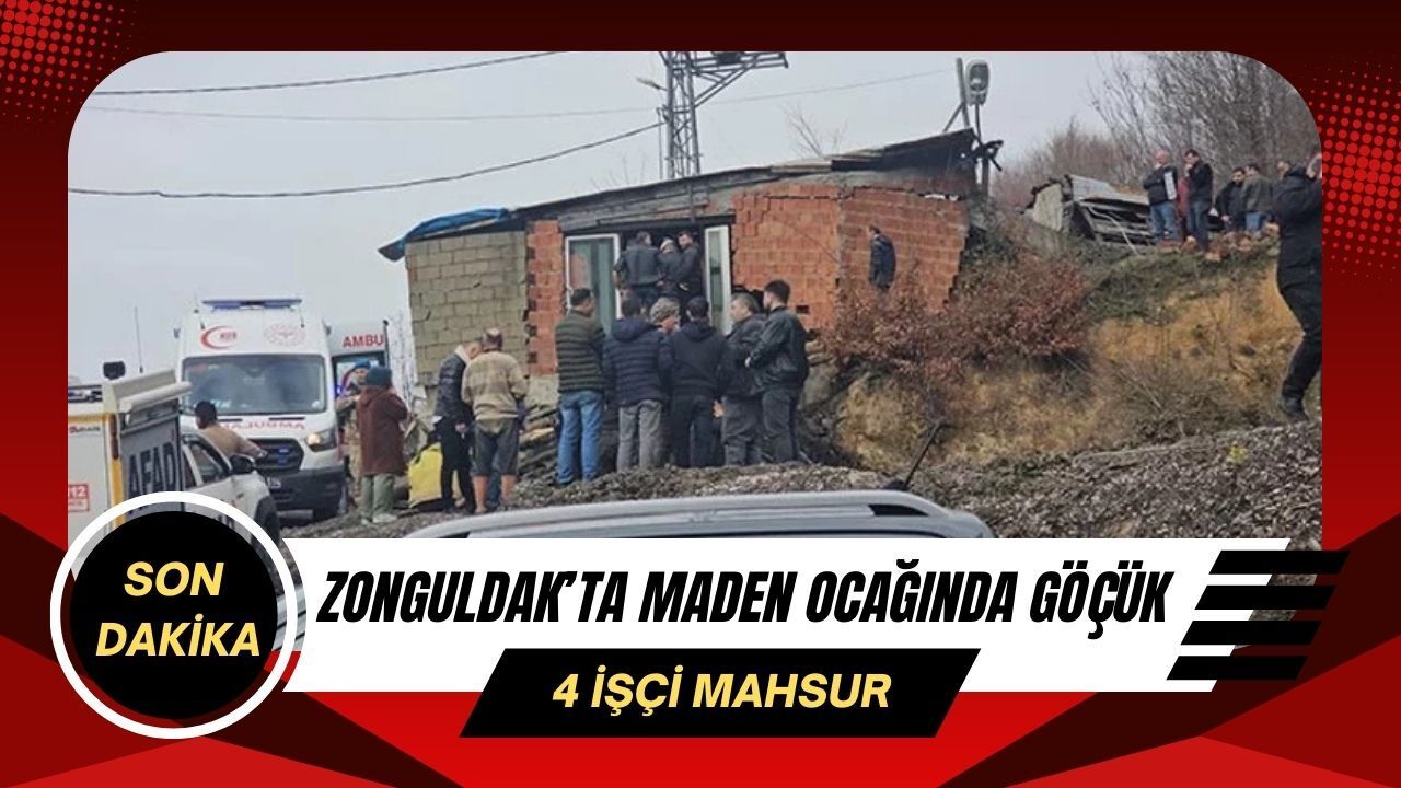 Zonguldak’ta maden ocağında korkutan anlar: Göçük sonrası işçilerden haber bekleniyor