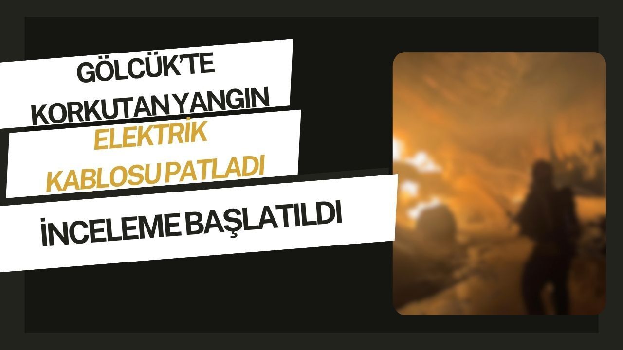 Gölcük’te 3 Katlı Binada Yangın: Elektrik Kablosunda Patlama