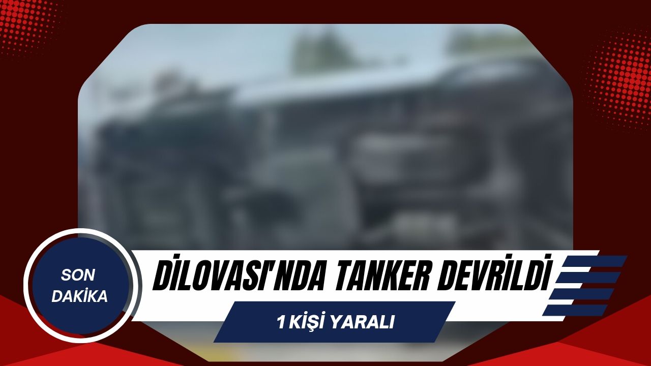 Kocaeli’de freni boşalan tanker zincirleme kazaya yol açtı: 1 yaralı